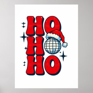 Ho ho ho fröhliche Weihnachten Poster