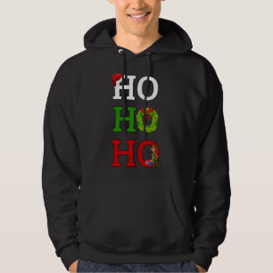 Ho Ho Ho Frory Christmas Elf Hoodie