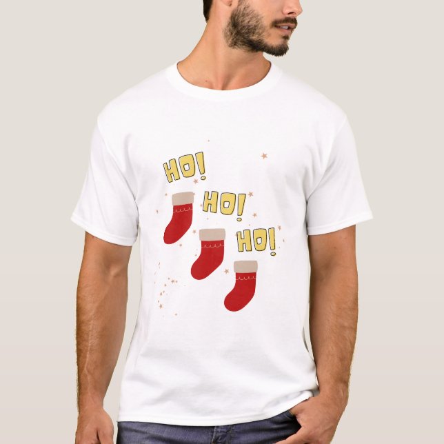 Ho ho ho fun Frohe Weihnachts-Design-T - Shirt (Vorderseite)