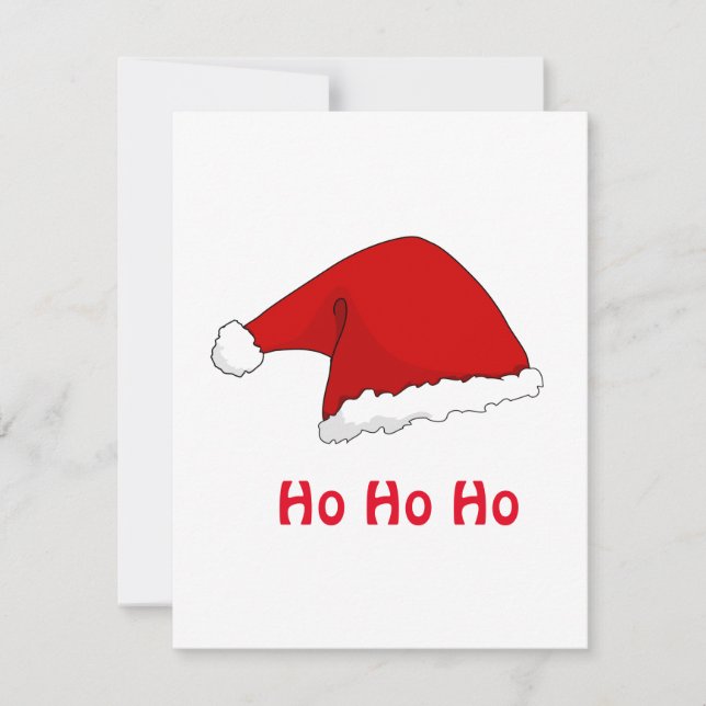 Ho Ho Ho Funny Christmas Weihnachtsmann hat rot we (Vorderseite)