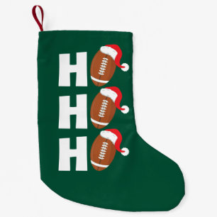 Ho Ho Ho Fußball Lustiger Weihnachtszeit Humor Kleiner Weihnachtsstrumpf