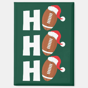 Ho Ho Ho Fußball Lustiger Weihnachtszeit Humor Magnet
