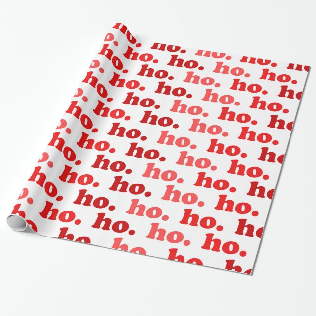 ho. ho. ho. geschenkpapier (Ungerollt)