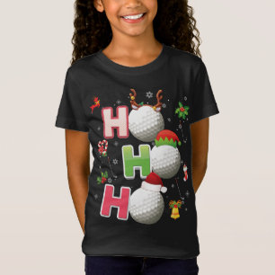 Ho Ho Ho Golf Ball Weihnachten Rentier Rentier Me T-Shirt