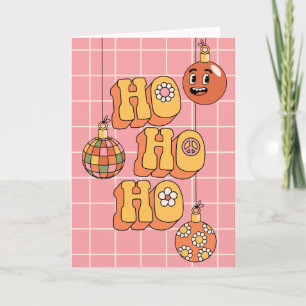 Ho Ho Ho - Groovy Christmas Cheer Feiertagskarte