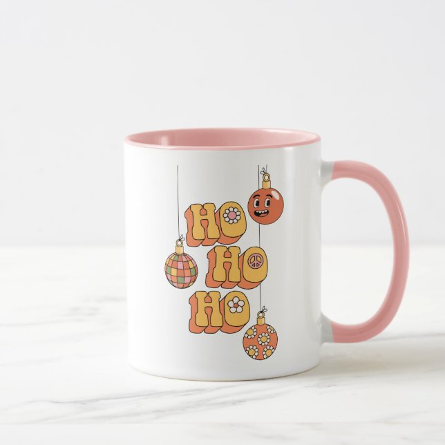 Ho Ho Ho - Groovy Christmas Cheer Tasse (Rechts)