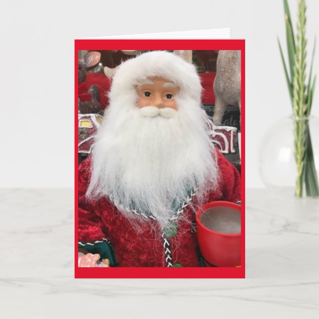 "HO HO HO" HABEN EINEN NUR EINEN KLEINEN CHRISTMAS KARTE (Vorderseite)