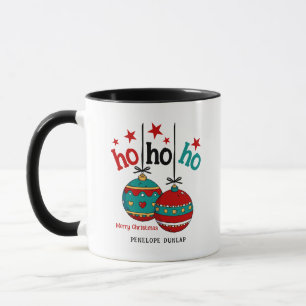 Ho Ho Ho Hanging Weihnachtsschmuck Festliche Tasse