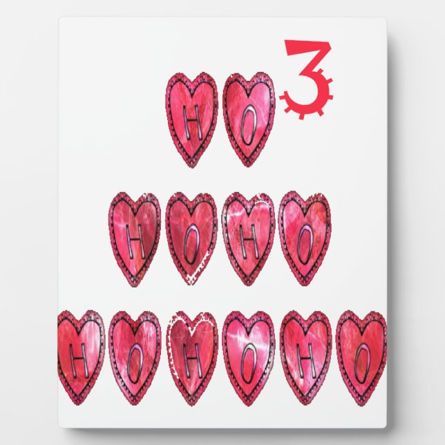 Ho Ho Ho Herz Sammlung. Fotoplatte (Vorderseite)