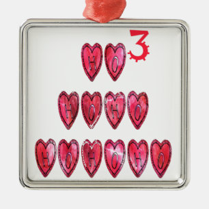 Ho Ho Ho Herzens Sammlung. Silbernes Ornament