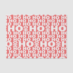 Ho Ho Ho Jokes Pattern Santa Sprichwort Ho Ho Chri Seidenpapier