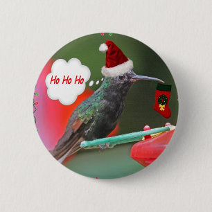 Ho Ho Ho Kolibri Button