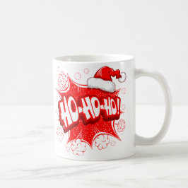 Ho Ho Ho lustig attraktive Santa lachen rot weiß Kaffeetasse