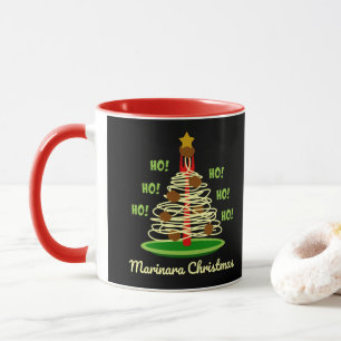 Ho! Ho! Ho! Marinara Christmas Pasta Tree Tasse