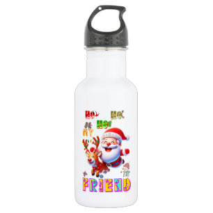 Ho Ho Ho Mein Lieber Freund Edelstahlflasche