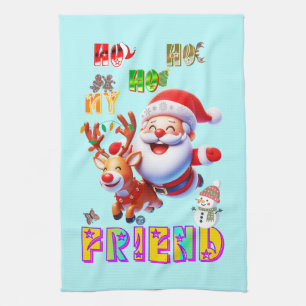 Ho Ho Ho Mein Lieber Freund Geschirrtuch