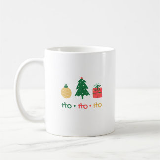 Ho ho ho minimalistische glühende Tasse