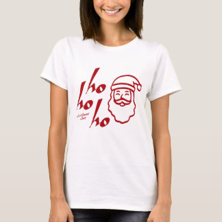 Ho Ho Ho Modern Minimalistisch T-Shirt