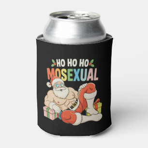 Ho Ho Ho Mosexuell Gay Santa LGBT Pride Weihnachte Dosenkühler