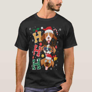 Ho Ho Ho Niedliche Golden Retriever Weihnachten Lu T-Shirt
