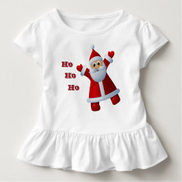 HO! HO! HO! Niedlicher Weihnachtsmann frohe Weihna Baby T-shirt