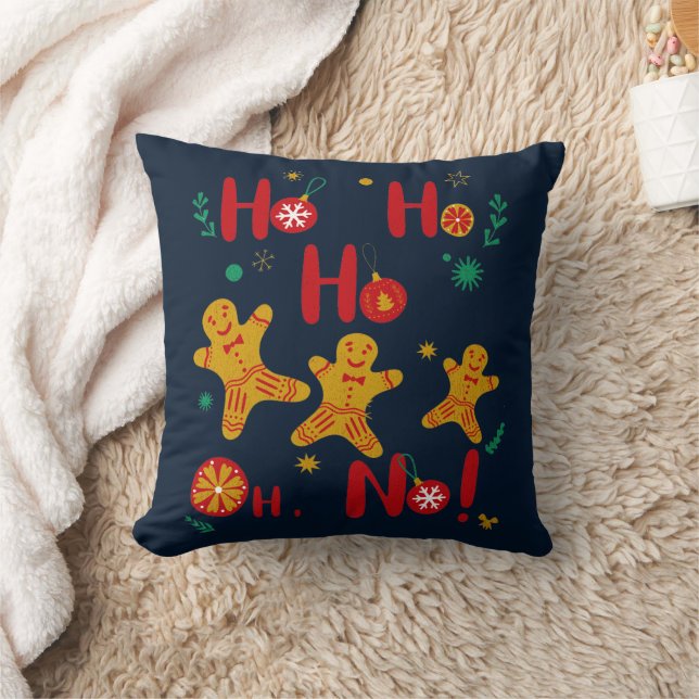 Ho Ho Ho Oh nein! T-Shirt Kissen (Decke)
