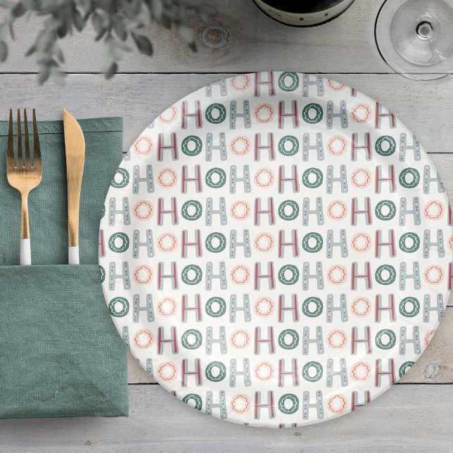Ho Ho Ho Papierplatte Pappteller (Ho Ho Ho Paper Plate
)
