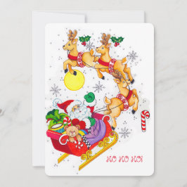 Ho! Ho! Ho! Party Invitation Einladung