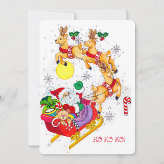 Ho! Ho! Ho! Party Invitation Einladung