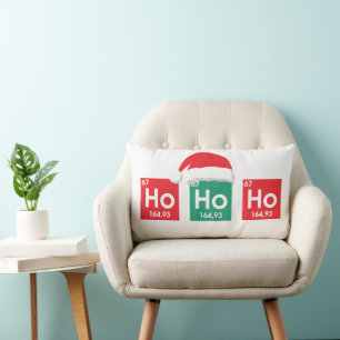 Ho Ho Ho Periodischer Weihnachtstisch Nerd Spaß Lendenkissen