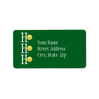 HO-HO-HO - personalized address label Adressaufkleber