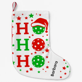 Ho Ho Ho Pickleball - Funny Christmas Sports Kleiner Weihnachtsstrumpf