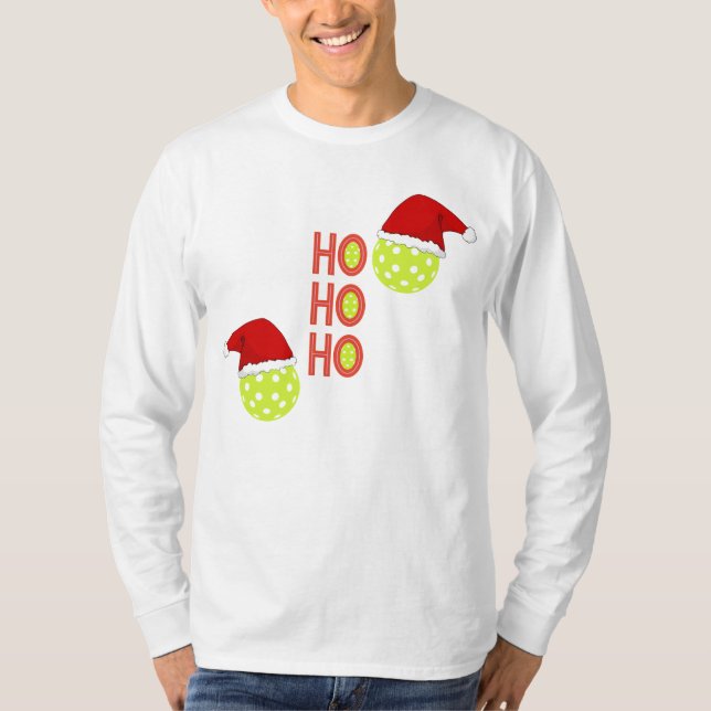 HO HO HO Pickleball Shirt (Vorderseite)