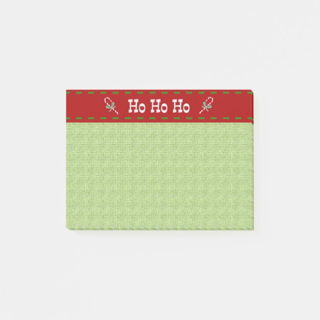 Ho Ho Ho Post-it Klebezettel (Vorderseite)