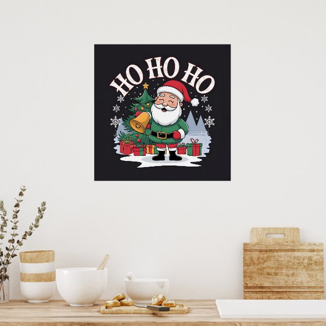 Ho Ho Ho Poster (Küche)