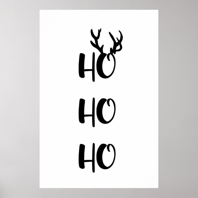 HO HO HO Poster (Vorne)