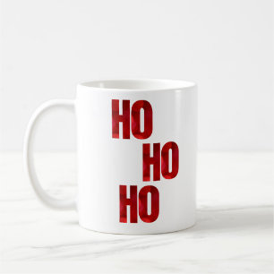 Ho Ho Ho Red Starlight Weihnachten Kaffeetasse