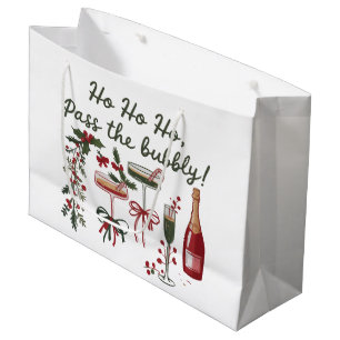 Ho Ho Ho, reich mal das Blubbergetränk Weihnachts  Große Geschenktüte