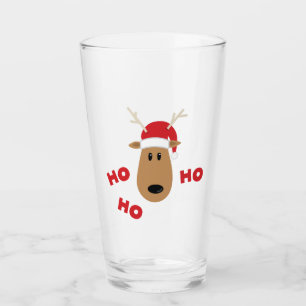 Ho Ho Ho Rentier Glas