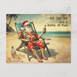 Ho Ho Ho & Rum Postkarte