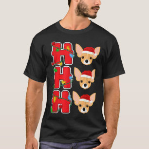 Ho Ho Ho Santa Chihuahua Weihnachten T-Shirt