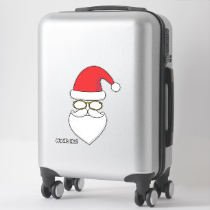 Ho Ho Ho Santa Claus Aufkleber
