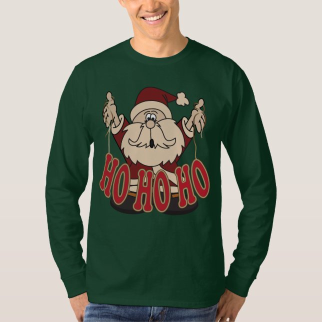 Ho Ho Ho Santa Claus | Christmas T-Shirt (Vorderseite)