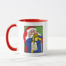 "HO, HO, HO!" SANTA CLAUS Classic White Coffee Tas Tasse