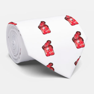 Ho Ho Ho! Santa Claus hat Frohe Weihnachtsstern. Krawatte