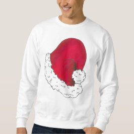 Ho Ho Ho Santa Claus Hat Ugly Weihnachtskater Sweatshirt