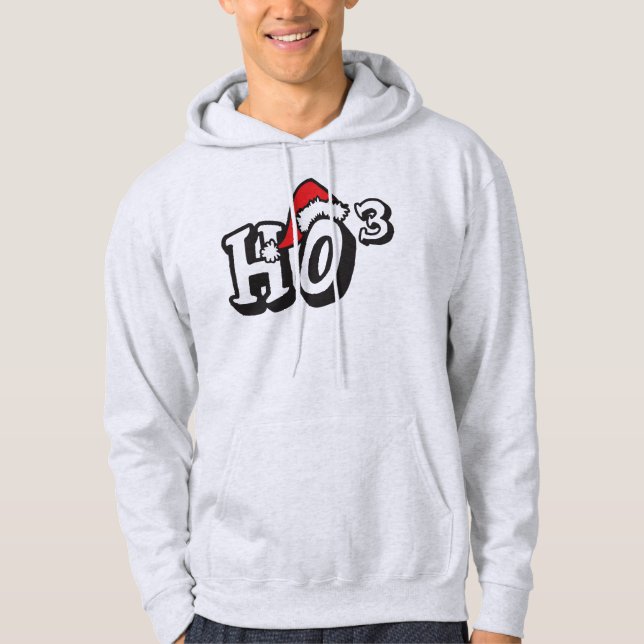 Ho Ho Ho Santa Claus Hoodie (Vorderseite)