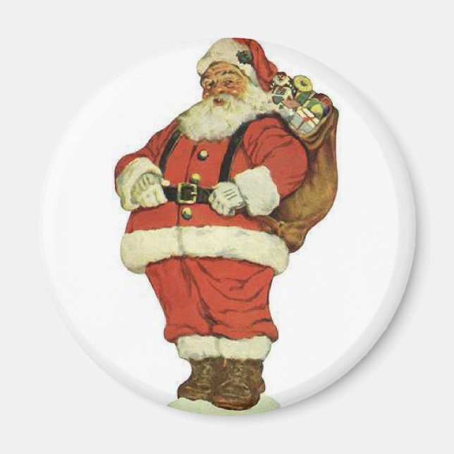Ho Ho Ho Santa Claus Magnet (Vorne)