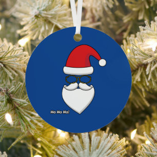 Ho Ho Ho Santa Claus Ornament Aus Metall
