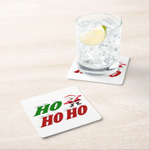 Ho Ho Ho Santa Claus Weihnachtstypografie